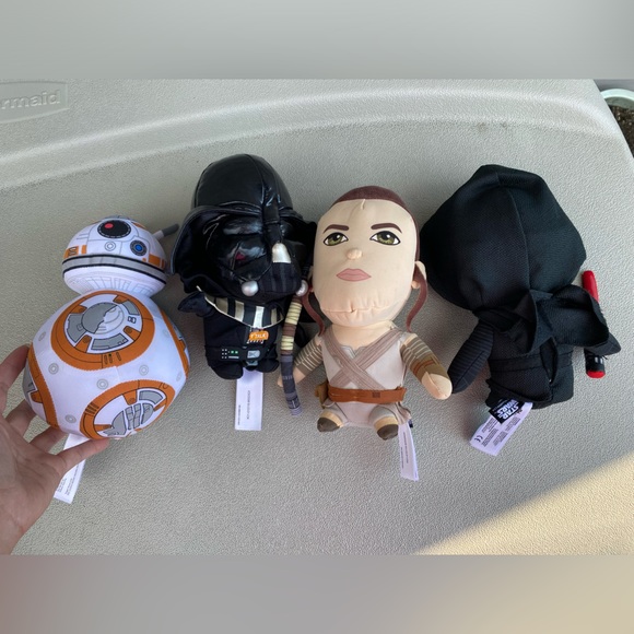 Starwars stuffed Plushies Lot of 4 - Picture 8 of 9